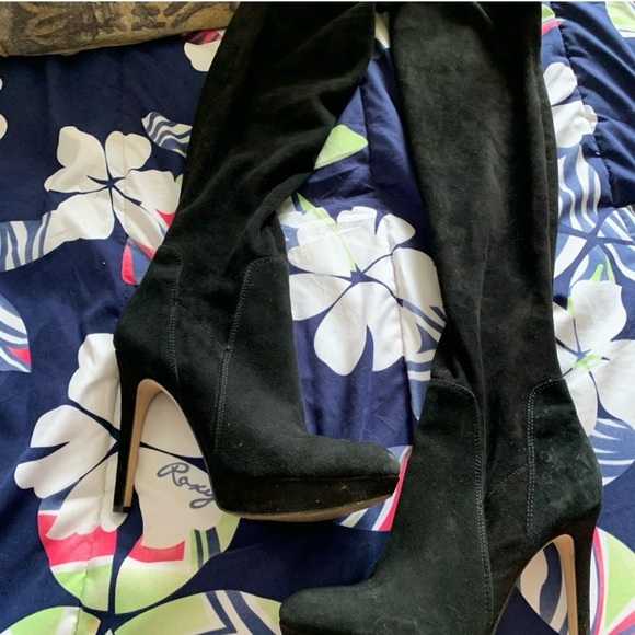 Sam Edelman over the knee black woman’s boots size 8 - Picture 2 of 6